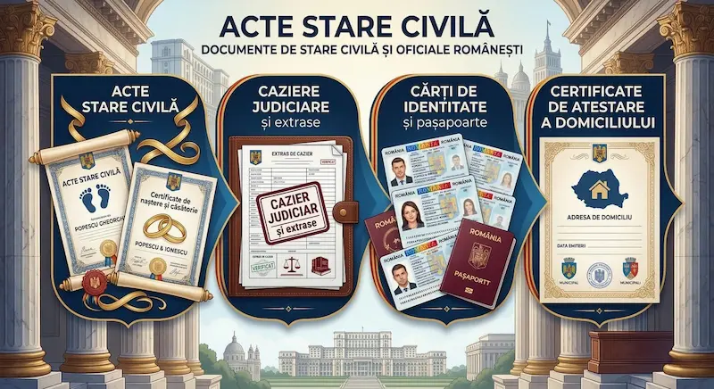 Traduceri legalizate Bucuresti - Stare Civila