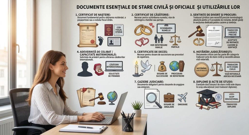 traduceri autorizate acte de stare civila